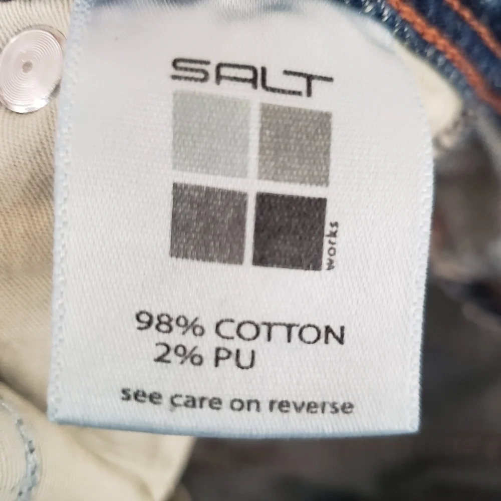 SALT St. Marks Straight Blue Jeans 7JY9P